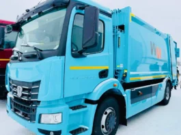 В Иркутске протестировали электромусоровоз на городских маршрутах